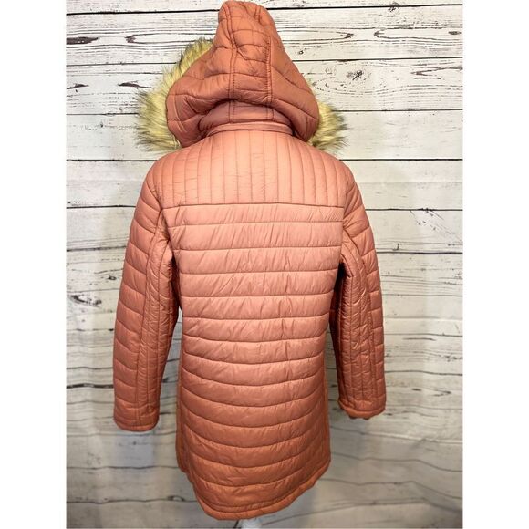 HanTon Faux Fur Hood Jacket Size Medium - Picture 10 of 16